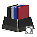 Samsill Value Ring Binder - 1" Binder Capacity - Letter - 8 1/2" x 11" Sheet Size - 3 x Round Ring Fastener(s) - 2 Internal Pocket(s) - Vinyl - Assorted - Recycled - 1 / Each