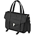 WIB Mercer Street Carrying Case for 17" MacBook Pro - Black - Leather - Shoulder Strap - 12.5" Height x 17" Width x 6.5" Depth 1 thumbnail image