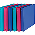 Samsill® Value Storage 3-Ring Binder, 1" Round Rings, 46% Recycled, Assorted Colors 1 thumbnail image