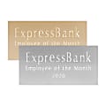 Custom Engraved Silver or Brass Metal Trophy and ID Plates, 3" x 6" 1 thumbnail image