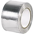 B O X Packaging Industrial Aluminum Foil Tape, 3" Core, 3" x 60 Yd., Silver, Case Of 12