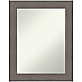 Amanti Art Non-Beveled Rectangle Framed Bathroom Wall Mirror, 29” x 23”, Country Barnwood 1 thumbnail image