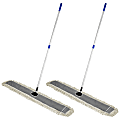 Alpine Cotton Floor Dust/Dry Mop Sets, 48", Multicolor, Pack Of 2 Mop Sets 1 thumbnail image