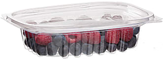 Eco-Products Rectangular Deli Containers, 8 Oz, Clear, Pack Of 300 Containers 1 thumbnail image