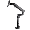 StarTech.com Desk Mount Monitor Arm with 2x USB 3.0 ports - Full Motion Single Monitor Pole Mount up to 34" VESA Display - C-Clamp/Grommet