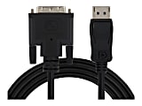VisionTek DVI to DisplayPort 1.5M Active Cable (M/M) - DisplayPort Digital Audio/Video - DVI Video