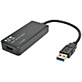 Tripp Lite U344-001-HDMI-R SuperSpeed USB 3.0 to HDMI™ Dual-Monitor External Video Graphics Card Adapter, 512MB SDRAM, Black 1 thumbnail image