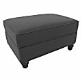 Bush® Furniture Coventry Storage Ottoman, Charcoal Gray Herringbone, Standard Delivery 1 thumbnail image
