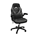 Respawn Racing Style Ergonomic Bonded Leather Computer Gaming Chair, Gray 1 thumbnail image