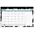AT-A-GLANCE® Madrid Monthly Desk Pad Calendar, 17 3/4" x 10 7/8", 30% Recycled, January to December 2018 (SK93-705-18)