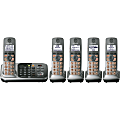Panasonic KX-TG7745S DECT 6.0 1.90 GHz Cordless Phone - 1 x Phone Line - Speakerphone - Answering Machine - Backlight 1 thumbnail image