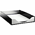 Kantek Front-loading Letter Tray - 2.3" Height x 10.3" Width x 13.5" DepthDesktop - Stackable - Aluminum - Acrylic, Aluminum - 1 Each