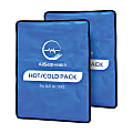 AllSett Health® XXL Reusable Hot And Cold Gel Packs For Injuries, 11” x 14-9/16”, Blue, Pack Of 2 Gel Packs 1 thumbnail image