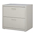 Lorell® 30"W x 18-5/8"D Lateral 2-Drawer File Cabinet, Putty 1 thumbnail image