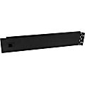 StarTech.com Blanking 2U Hinged Rack Panel, 19", Black 1 thumbnail image