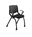 HON® Motivate Nesting/Stacking Flex-Back Chair, Black