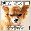 2026 Willow Creek Press Art & Design Monthly Wall Calendar, 12" x 12", Not So Pawsitive, January To December, 56011 1 thumbnail image
