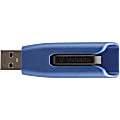 Verbatim 64GB Store 'n' Go V3 Max USB 3.0 Flash Drive - Blue - 64GB - Black, Blue