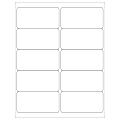 Office Depot® Brand Removable Laser Labels, LL265, Rectangle, 4" x 2", White, Case Of 1,000
