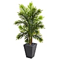 Nearly Natural Areca Palm 66”H Artificial Real Touch Tree With Planter, 66”H x 32”W x 21”D, Green