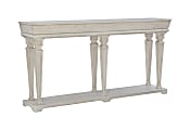 Powell Crombie Console Table, 34-1/2"H x 72"W x 14"D, Cream