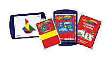 Barker Creek® Magnets, Magnetic Kidshapes™, Tangram Activity Kit, Grades Pre-K+, Pack Of 44