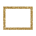 Artskills® Glitter-Framed Poster Board, 22" x 28", White/Gold