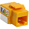 4XEM - Modular insert - CAT 6 - UTP - RJ-45 - yellow