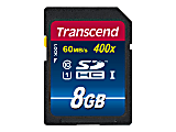 Transcend Premium - Flash memory card - 8 GB - UHS Class 1 / Class10 - 400x - SDHC UHS-I