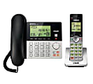 VTech CS6949 DECT 6.0 Standard Phone - Black, Silver - Cordless - Corded - 1 x Phone Line - Speakerphone - Answering Machine - Hearing Aid Compatible