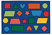 Carpets for Kids® KID$Value Rugs™ Color Shapes Rug, 3' x 4 1/2' , Blue 1 thumbnail image