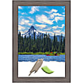 Amanti Art Country Barnwood Wood Picture Frame, 29" x 41", Matted For 24" x 36"