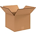 Partners Brand Heavy-Duty Boxes, 12" x 12" x 10", Kraft, Pack Of 25 Boxes