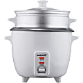 Brentwood 5-Cup Rice Cooker With Steamer, White 1 thumbnail image