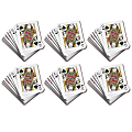Learning Advantage® Standard Playing Cards, 3-1/2" x 2-1/2", 52 Cards Per Deck, Pack Of 6 Decks 1 thumbnail image