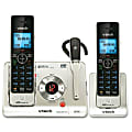 VTech® LS6475-3 DECT 6.0 Digital Dual-Handset Cordless Phone System With Digital Answering, Champagne