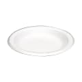 Genpak Round Foam Snack Plates, 6", White, Pack Of 1,000