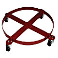 Welded Drum Dolly, 4-Wheel, 800 lb, 6-1/4 in h x 30-1/2 in w 1 thumbnail image