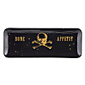 Amscan Ceramic Bone Appetit Serving Trays, 13" x 5", Black, Pack Of 2 Trays 1 thumbnail image