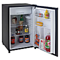 Avanti 4.5 Cu Ft Counter-High Refrigerator, Black/Stainless Steel