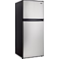 Danby Refrigerator - 10 ft³ - No-frost - Reversible - 7.11 ft³ Net Refrigerator Capacity - 2.82 ft³ Net Freezer Capacity - 120 V AC - 330 kWh per Year - Spotless Steel - Smooth - Wire Shelf, Glass Crisper Cover, Stainless Steel Door - LED Light