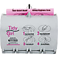 Stout® Tidy Girl Feminine Hygiene Disposal Bag Dispenser, Gray 1 thumbnail image