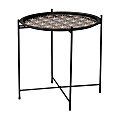 Baxton Studio Ivana Modern And Contemporary Plant Stand, 18-1/8”H x 19-5/16”W x 19-5/16”D, Black 1 thumbnail image