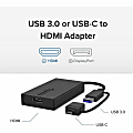 Plugable USB C to HDMI Adapter, Universal Video Graphics Adapter for USB 3.0 and USB-C Macs and Windows - Extend an HDMI Monitor up to 1080p@60Hz 1 thumbnail image