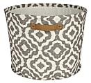 Realspace® Canvas Storage Bin, Round, Medium Size, 12" x 16", Tan 1 thumbnail image