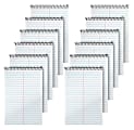 TOPS™ Second Nature® Steno Books, 6" x 9", Gregg Ruled, 80 Sheets, White, Pack Of 12