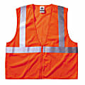 Ergodyne GloWear Safety Vest, Economy Mesh, Type-R Class 2, Small/Medium, Orange, 8210Z 1 thumbnail image
