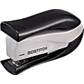 Bostitch® Spring-Powered Handheld Compact Stapler, 15 Sheets Capacity, Black/Gray