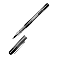 SKILCRAFT® AbilityOne Free Ink Rollerball Pens, Medium Point, 0.7 mm, Silver Barrel, Black Ink, Pack Of 12 Pens