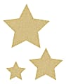 Teacher Created Resources Gold Glitz Stars Accents, Assorted Sizes, Gold, Pack Of 30 Stars